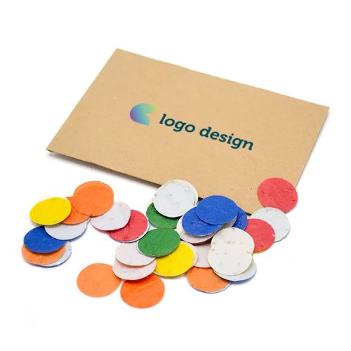 Bag with confetti - Image 1