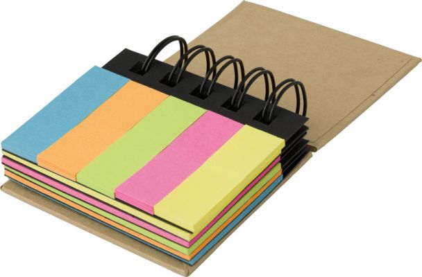 Notebook with sticky notes - Image 1
