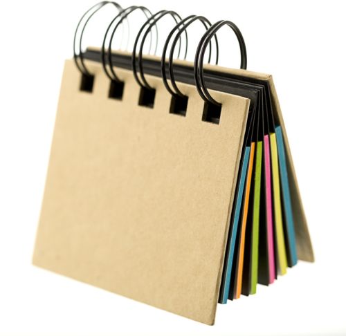 Notebook with sticky notes - Image 2