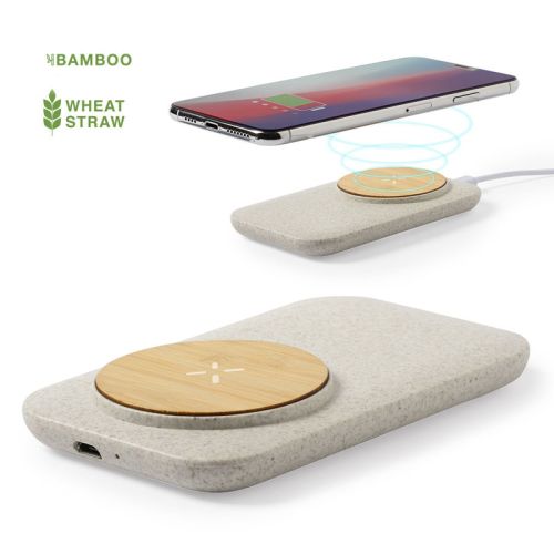 Wireless charger made of wheat straw - Image 2