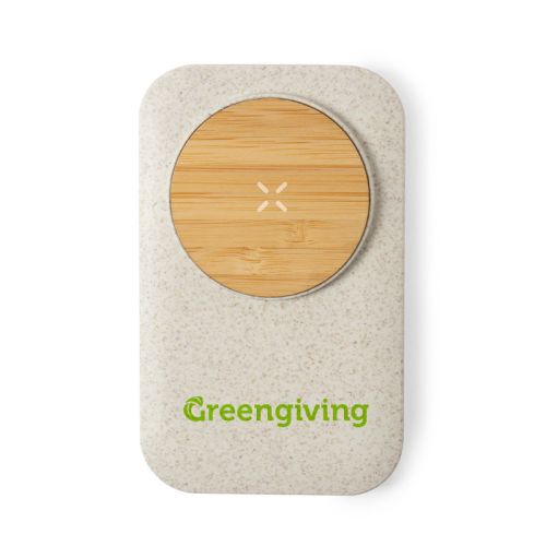 Wireless charger made of wheat straw - Image 1