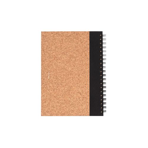 Cork notebook with ballpoint pen recycled cardboard - Image 3