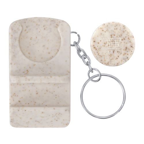 Keyring with trolley coin - Image 2