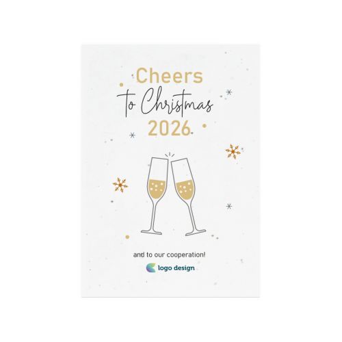 Christmas card seed paper A6 - Image 2