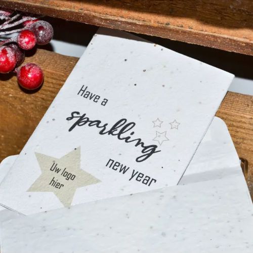 Christmas card seed paper A6 - Image 9