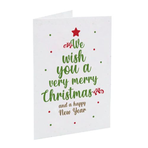 Seed paper Christmas card A5 - Image 1