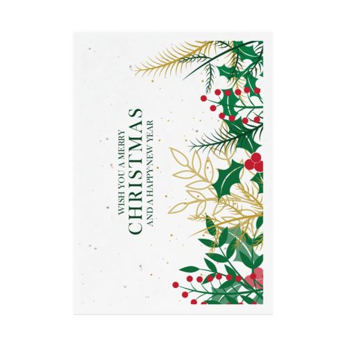 Christmas card seed paper A5 - Image 7