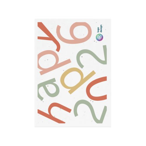 Christmas card seed paper A6 - Image 3