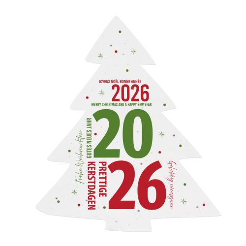 Seed paper Christmas tree A5 - Image 2