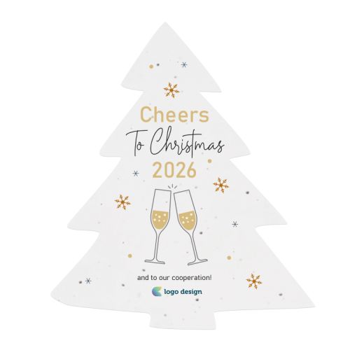Seed paper Christmas tree A5 - Image 1