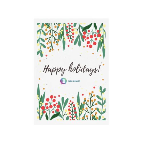 Christmas card seed paper A6 - Image 8