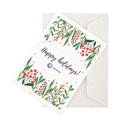 Christmas card seed paper A6 - Image 1