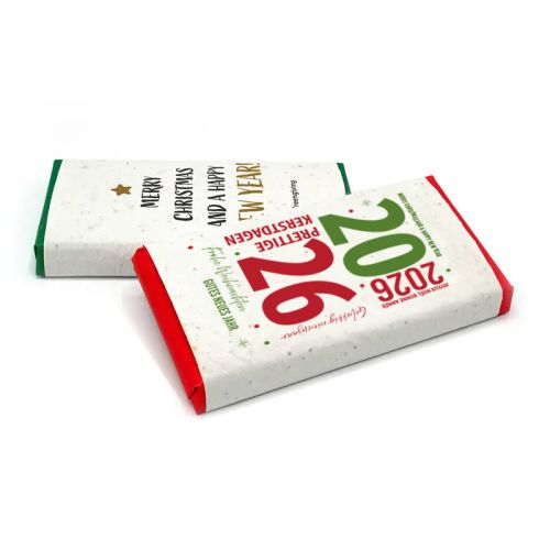 Tony's Chocolonely (180 gr.) seed paper wrapper |Christmas - Image 1