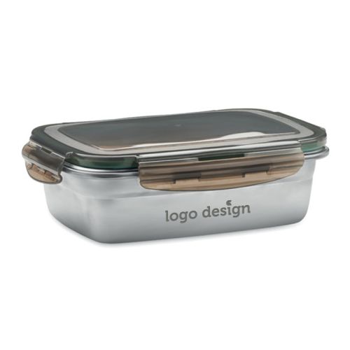 Recycled stainless steel lunch box - Image 1