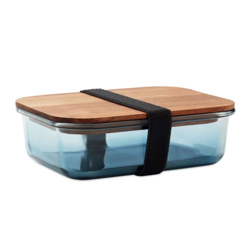 Lunchbox glass with wooden lid - Image 2