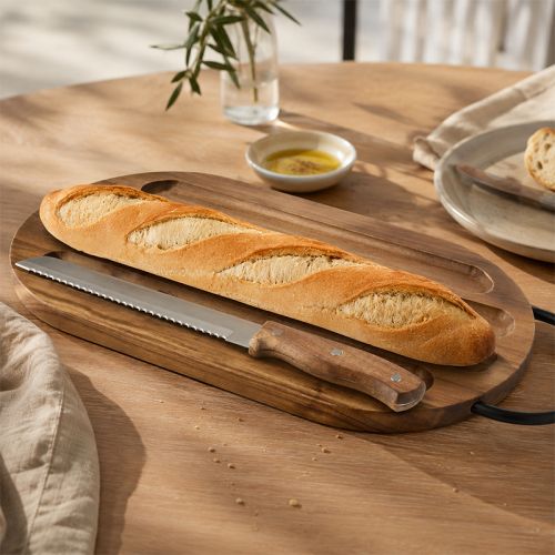 Chopping Board with Bread Knife - Image 4