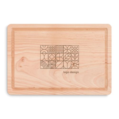 Chopping board with groove - Image 1