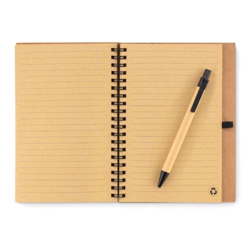 Cork notebook with ballpoint pen - Image 4