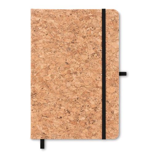 A5 notebook with cork cover - Image 1