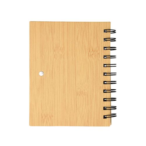 Bamboo notebook with sticky notes - Image 3