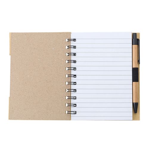 Bamboo notebook with sticky notes - Image 5