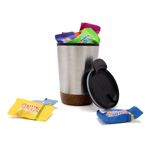 Travel mug with Tiny Tony's - Image 1