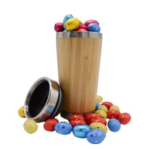 Travel mug with Easter eggs - Image 1