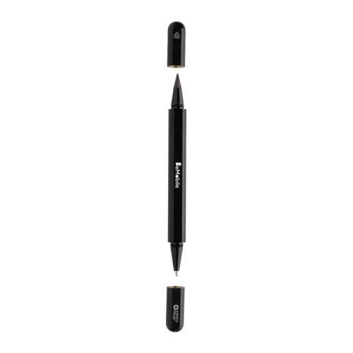 Dual tip pen recycled aluminum - Image 1