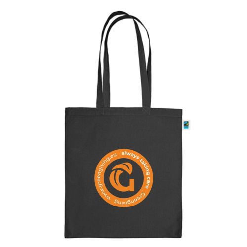 Fairtrade carrier bag black - Image 1