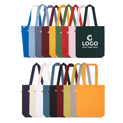 Printed Coloured cotton bags 