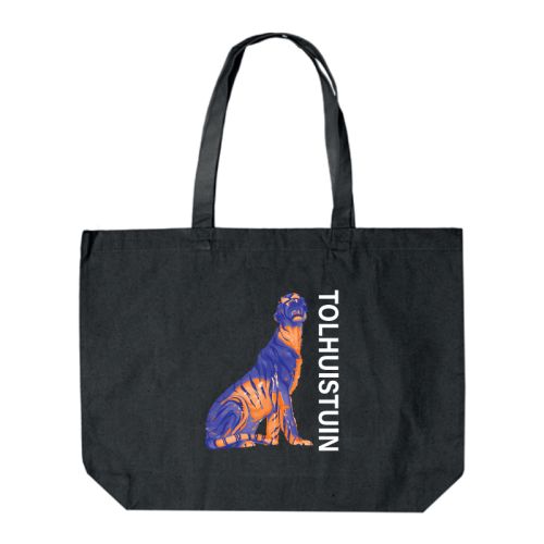 Canvas shopper large black - Image 1