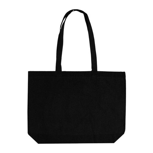 Canvas shopper large black - Image 2
