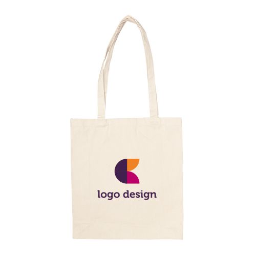 Ecru canvas shopper XL - Image 1