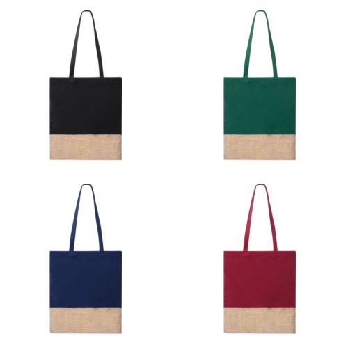 Tote bag with jute - Image 1