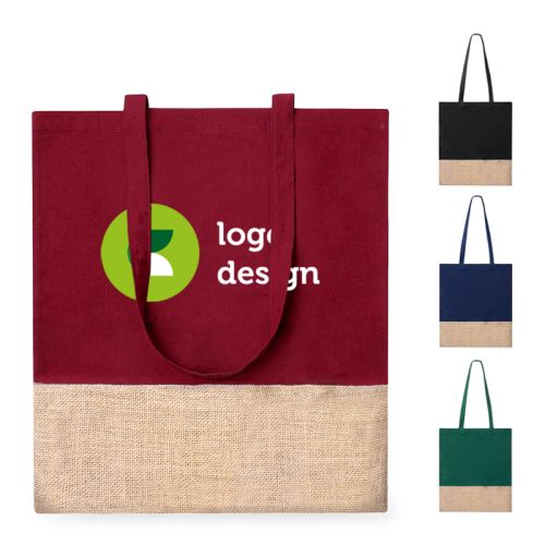 Tote bag with jute - Image 1