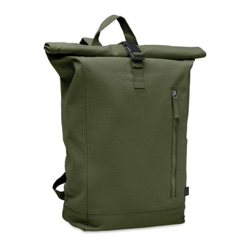 Rolltop backpack recycled cotton - Image 8