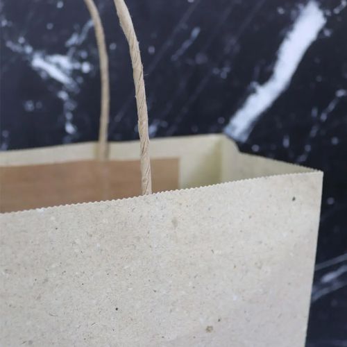 Grass paper bag small - Image 3