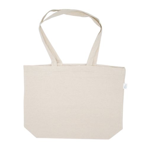 Ecru recycled shopper | 250 g/m² - Image 2