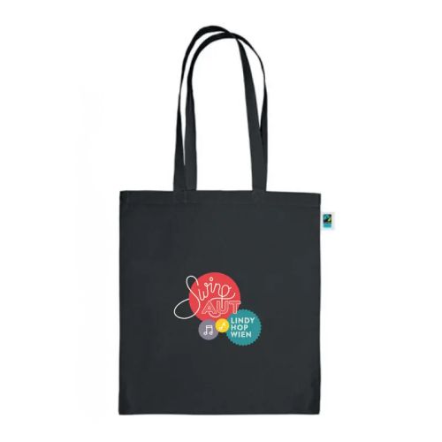 Fairtrade carrier bag black - Image 1