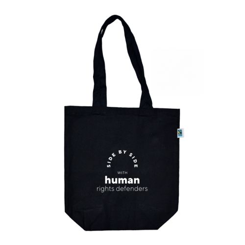 Fairtrade shopper canvas black - Image 1