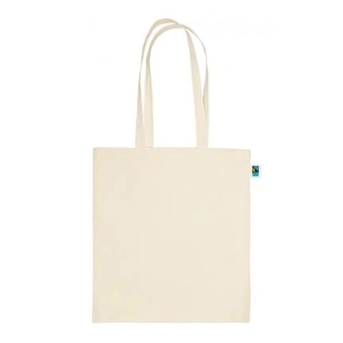 Fairtrade cotton bag 150 gsm | unprinted - Image 1