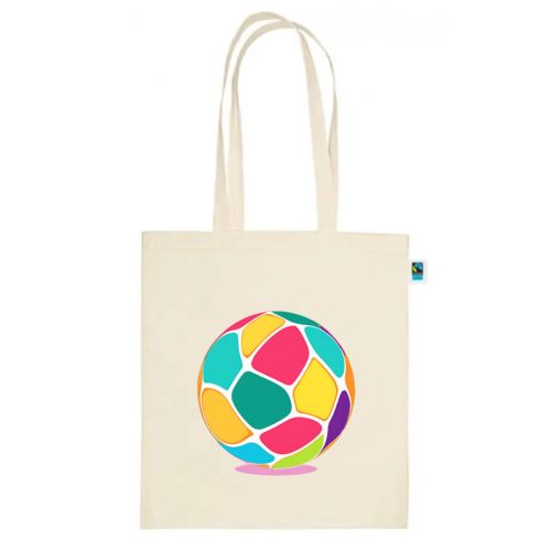 Fairtrade cotton bag | Full colour - Image 1