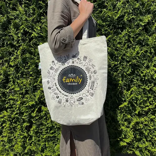 Full colour canvas shopper - Image 6