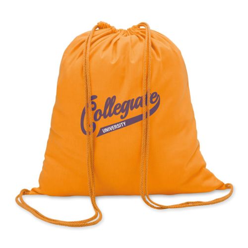 Coloured cotton backpack - Image 1