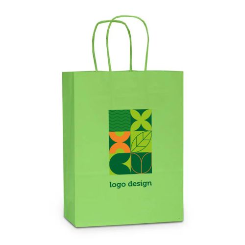 Coloured paper bag L | 100 gsm - Image 1