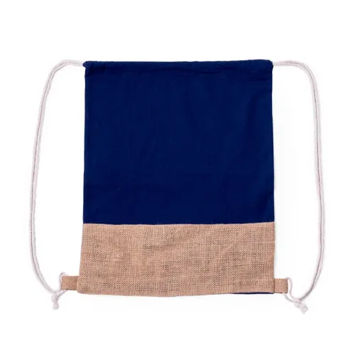 Recycled backpack with drawstring