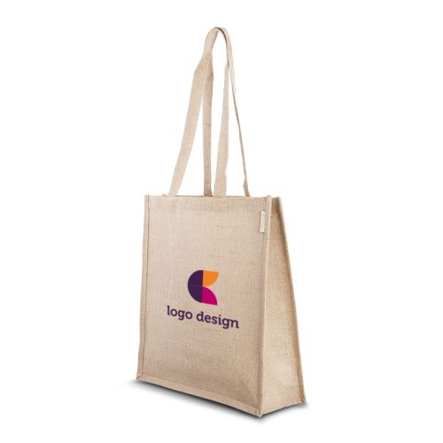 Jute shoulder bag - Image 1