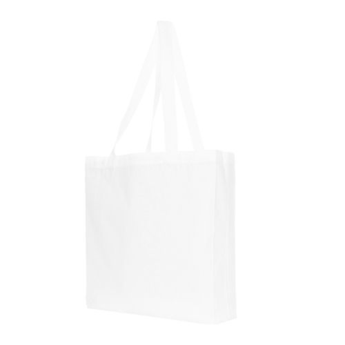 Coloured cotton shopper - Image 5