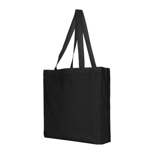 Coloured cotton shopper - Image 4