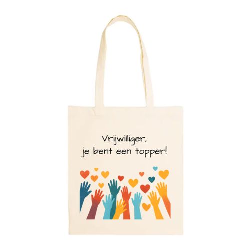 Cotton bag 155 gsm | Volunteers day - Image 1